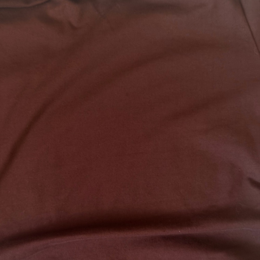J. Crew Brown Asymmetric One-Shoulder Long Sleeve Top - Picture 7 of 7